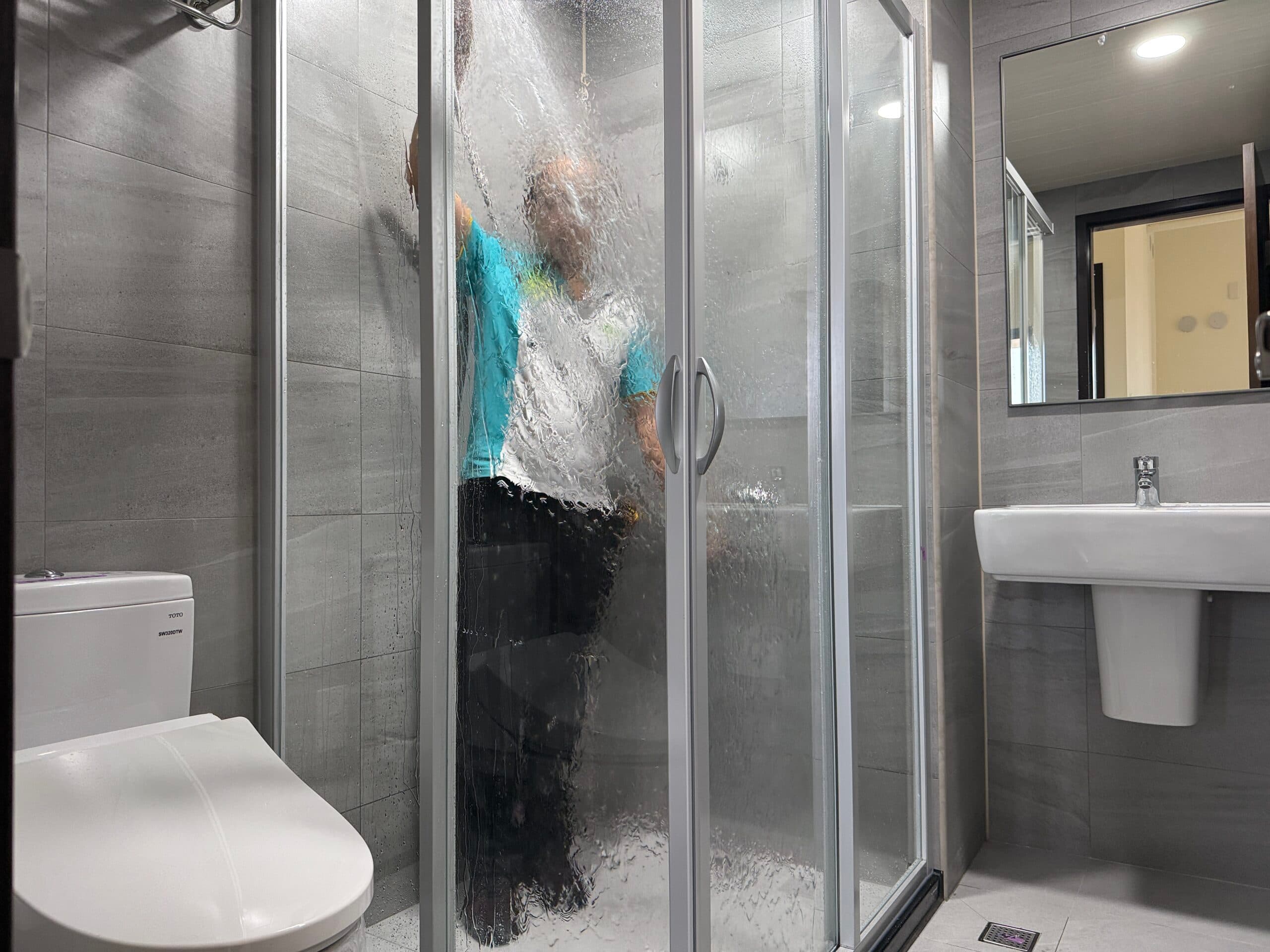 淋浴間防水-滲水測試